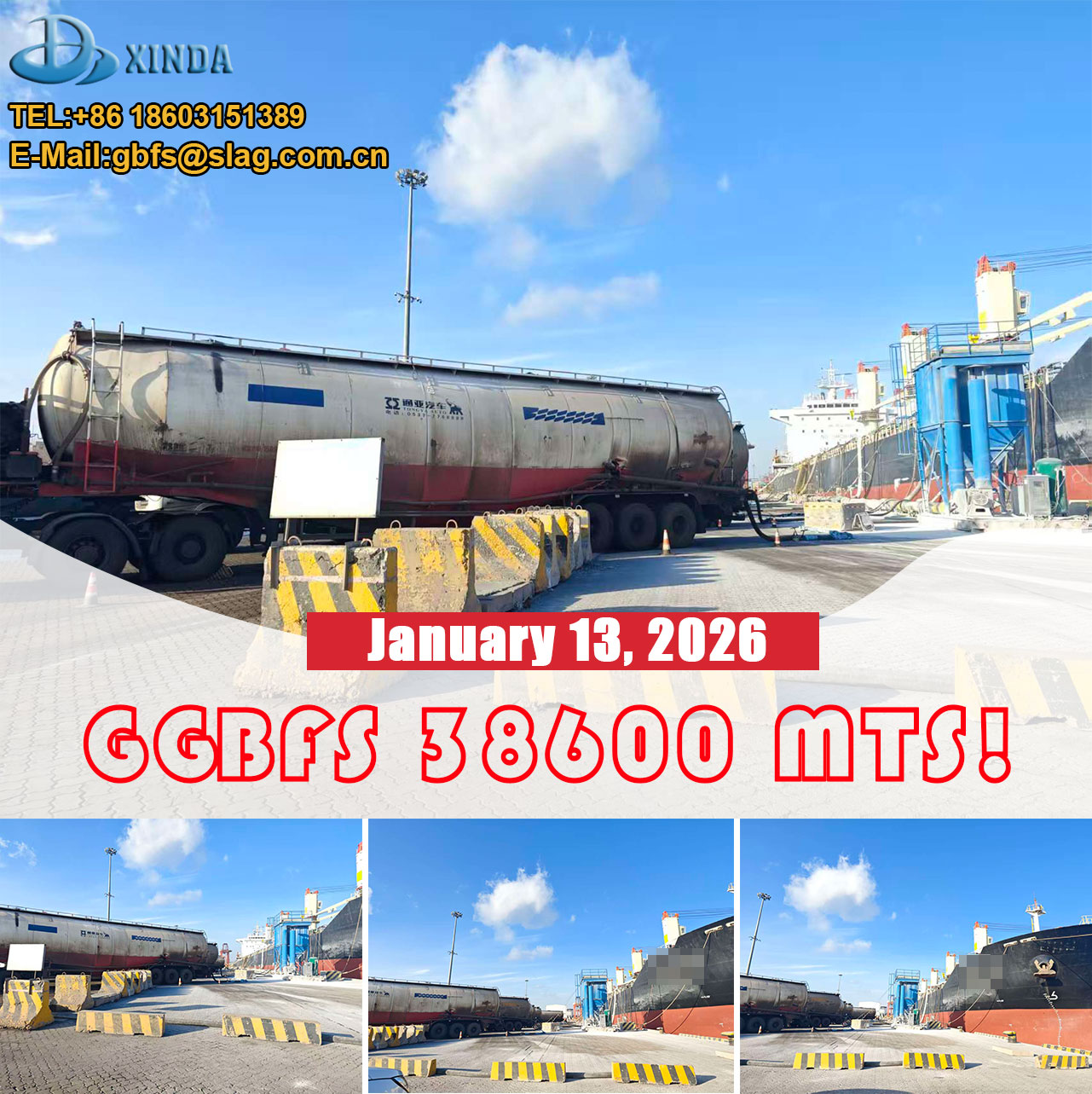 38,600 MTS GGBFS LOADING...