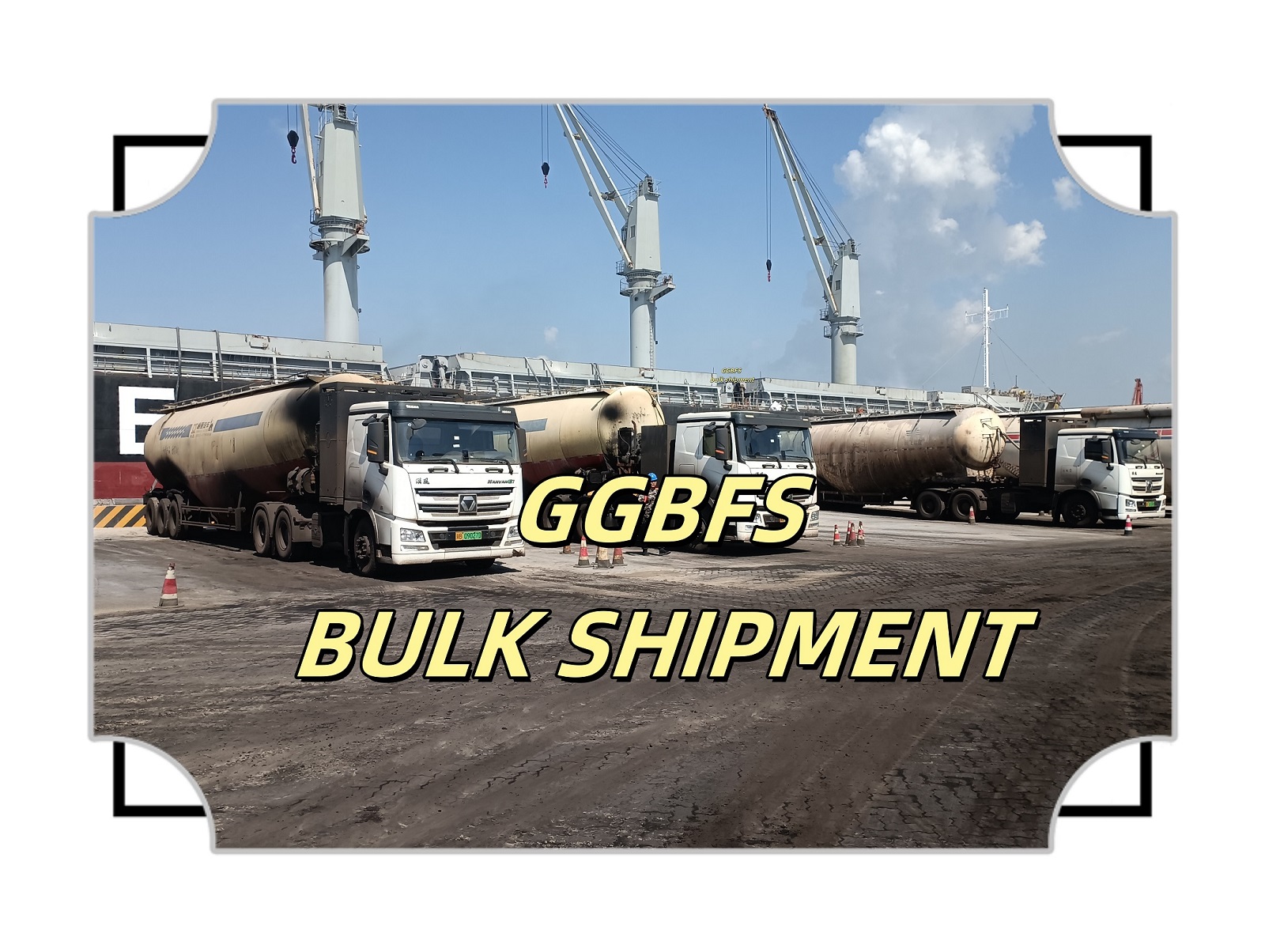 Export Ground Granulated Blast Furnace Slag
