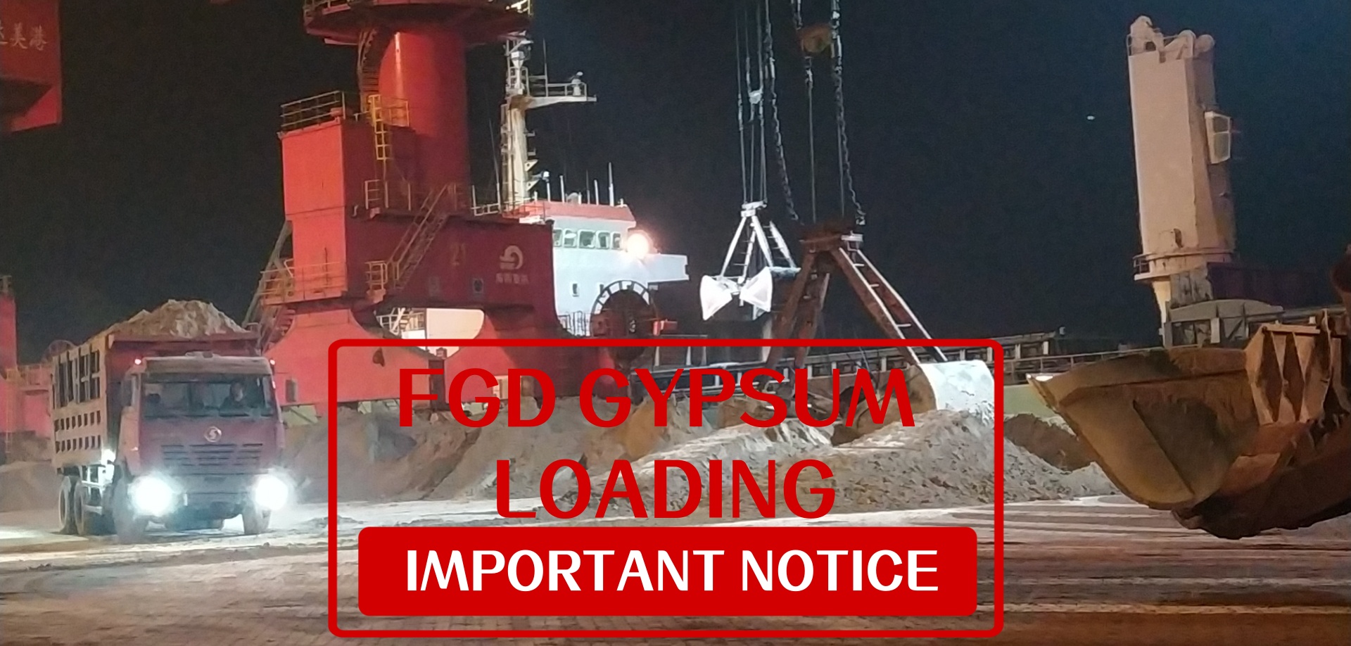 FGD Gypsum Export