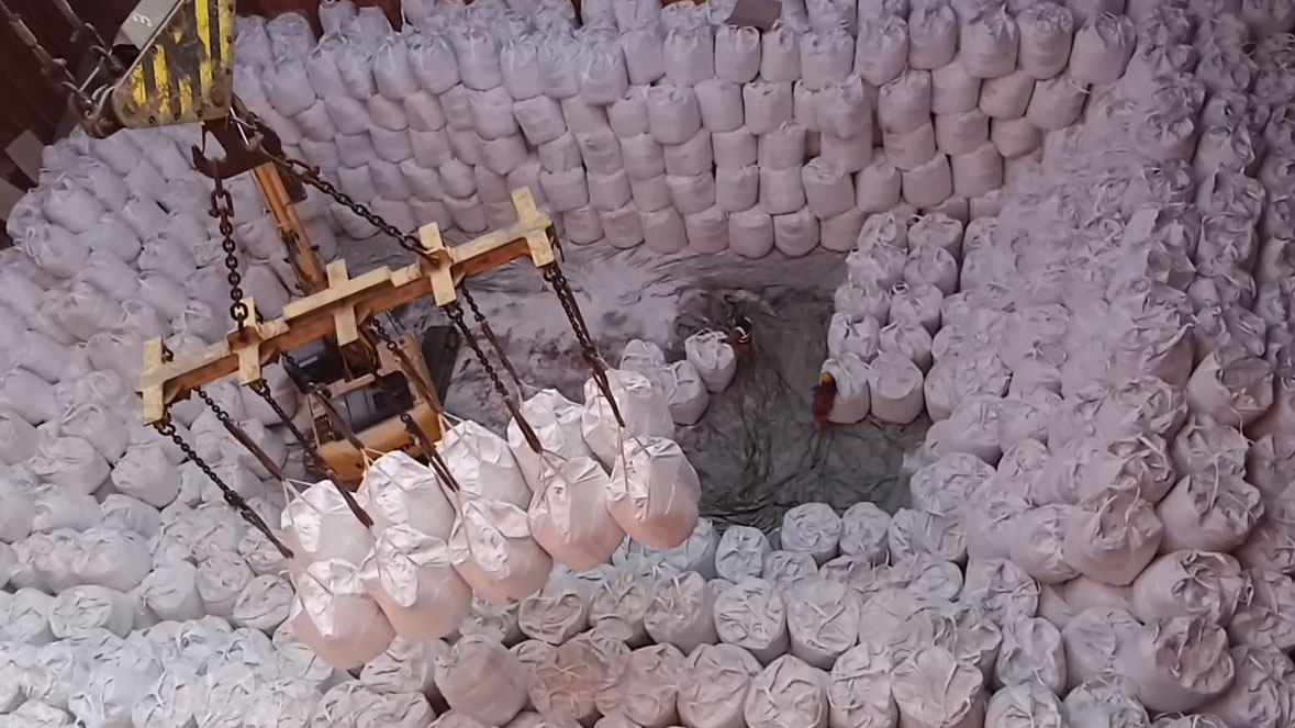 Ground Granulated Blast Furnace Slag Loading