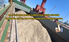 Loading Operations Underway FGD GYPSUM