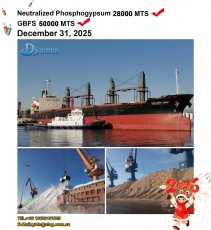 On the last day of 2025, we were still loading GBFS & Neutralized Phosphogypsum