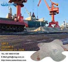 XINDA Group loaded 38,500 tons of GBFS on December 22, 2025.